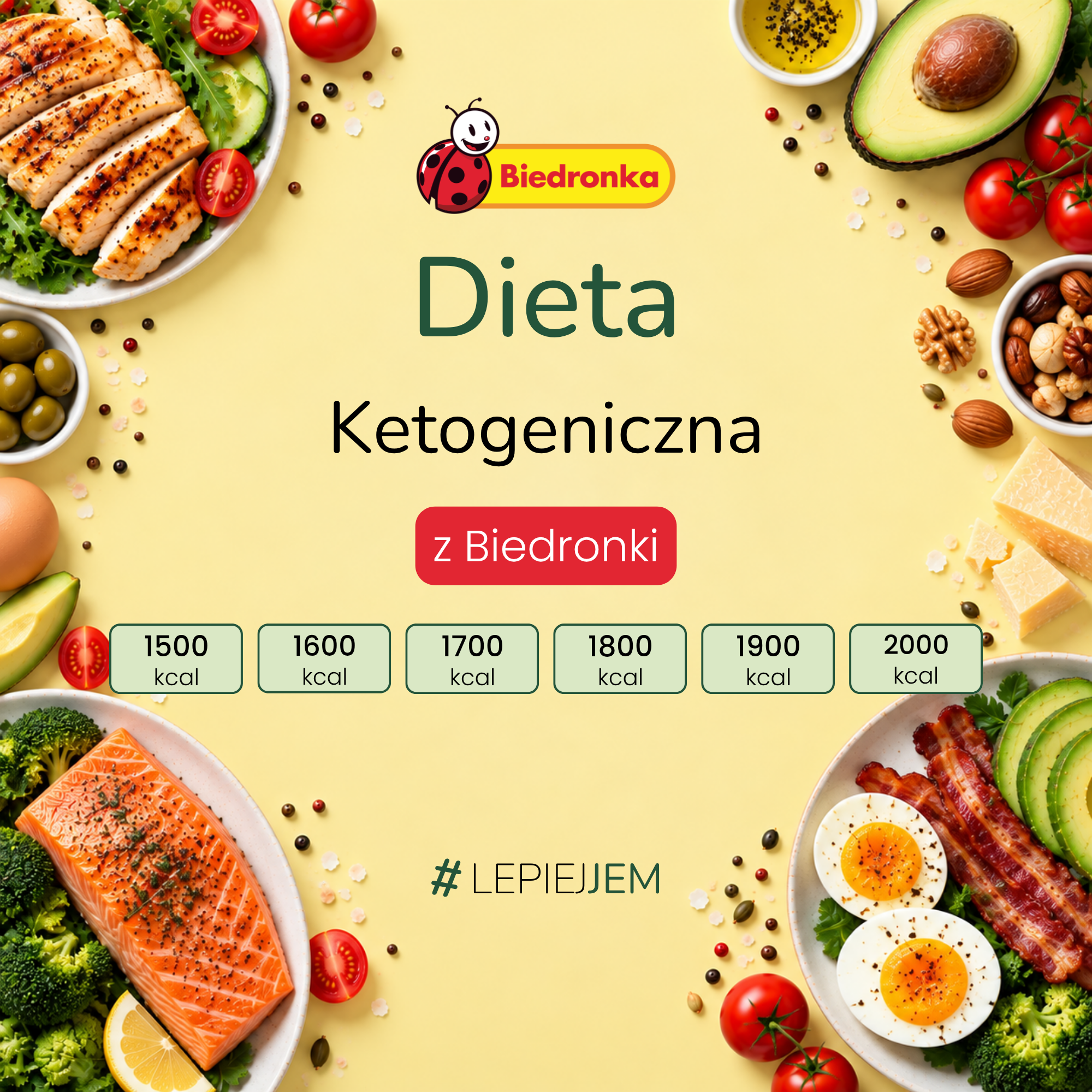 Dieta KETO z Biedronki